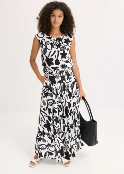Clearance Falda larga de viscosa fluida Mujer Faldas