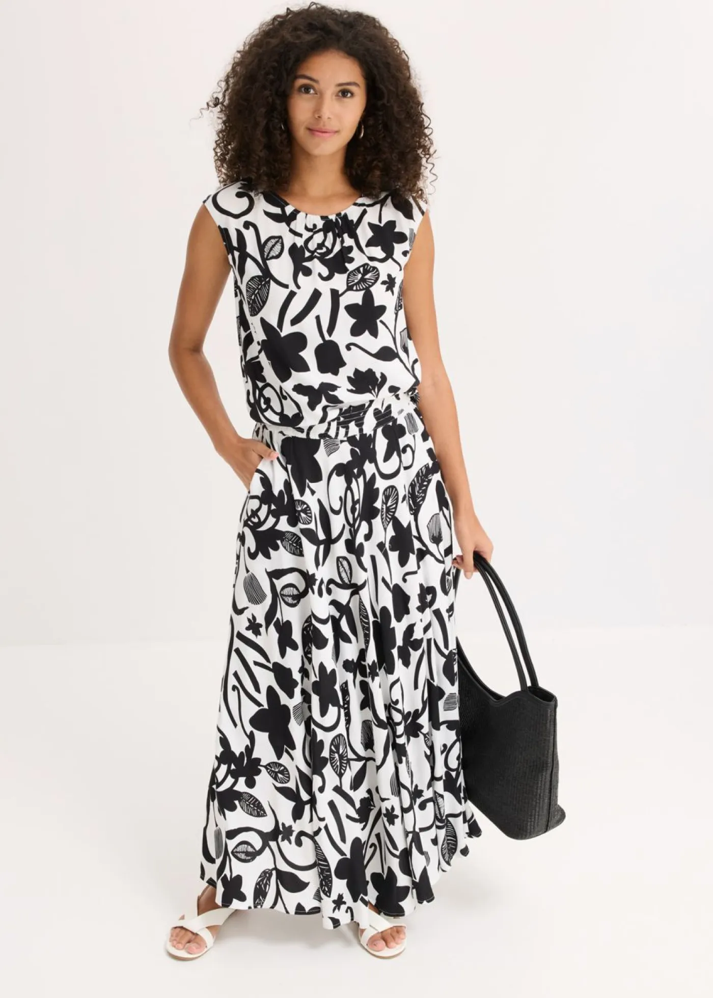 Clearance Falda larga de viscosa fluida Mujer Faldas