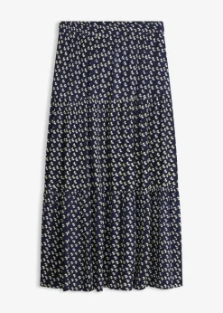 Best Falda maxi a capas con viscosa estructurada Mujer Faldas|Novedades