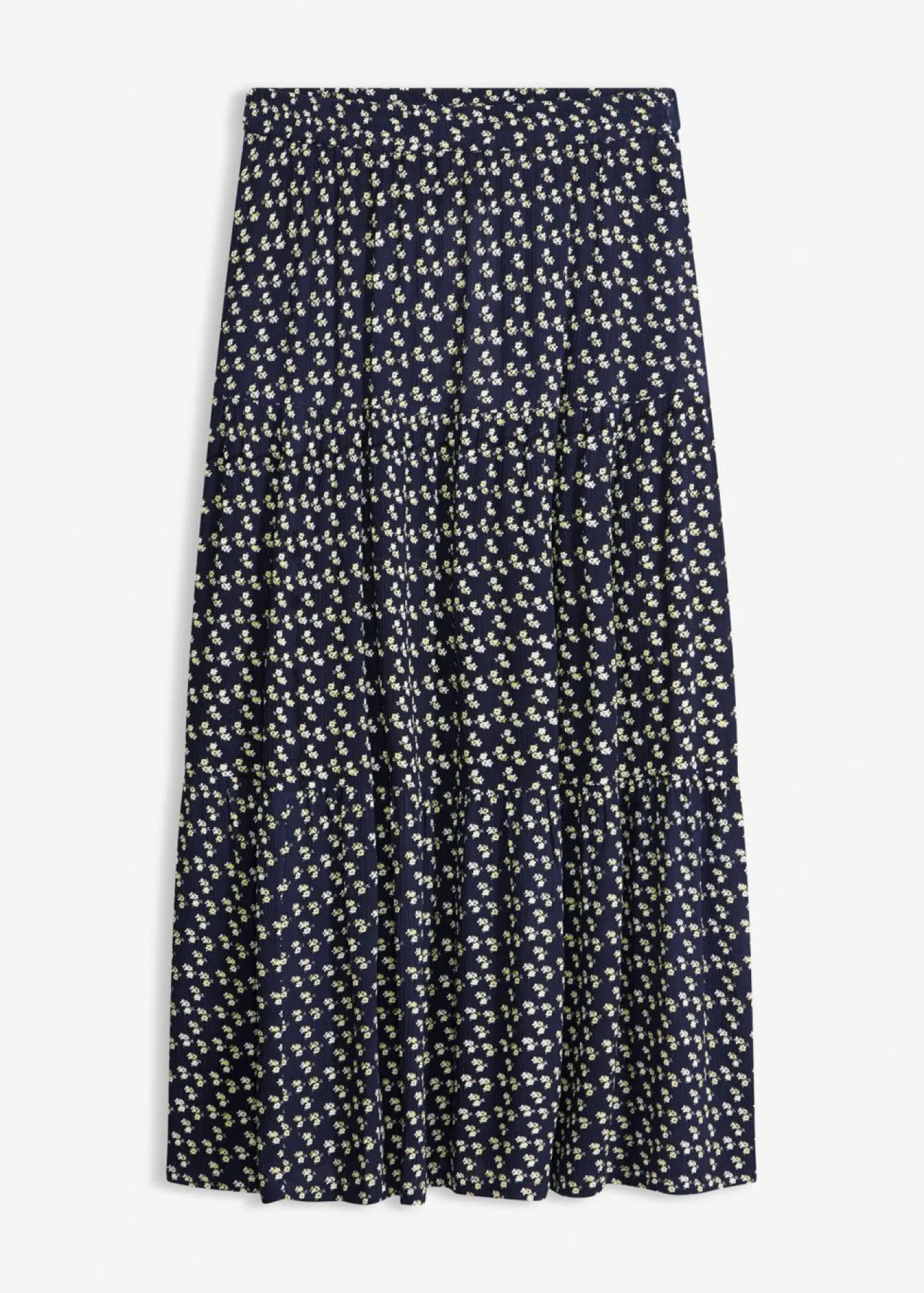 Best Falda maxi a capas con viscosa estructurada Mujer Faldas|Novedades