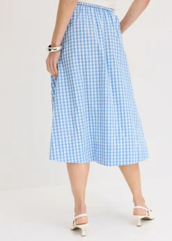 Sale Falda midi de algodón puro Mujer Faldas