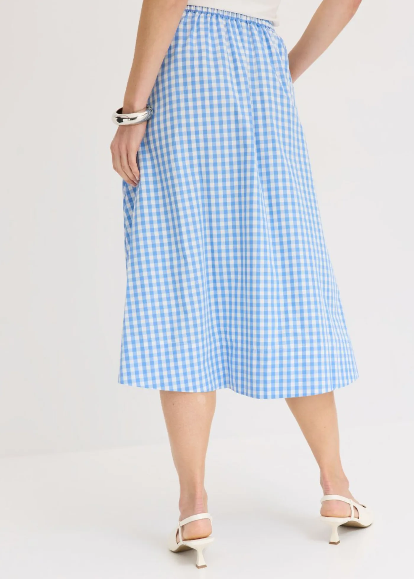 Sale Falda midi de algodón puro Mujer Faldas