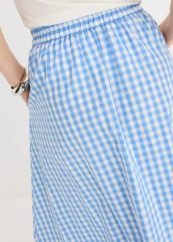 Sale Falda midi de algodón puro Mujer Faldas
