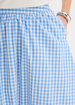 Sale Falda midi de algodón puro Mujer Faldas
