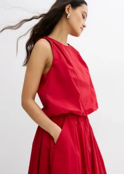Hot Falda midi de algodón puro Mujer Conjuntos De Ropa|Esenciales