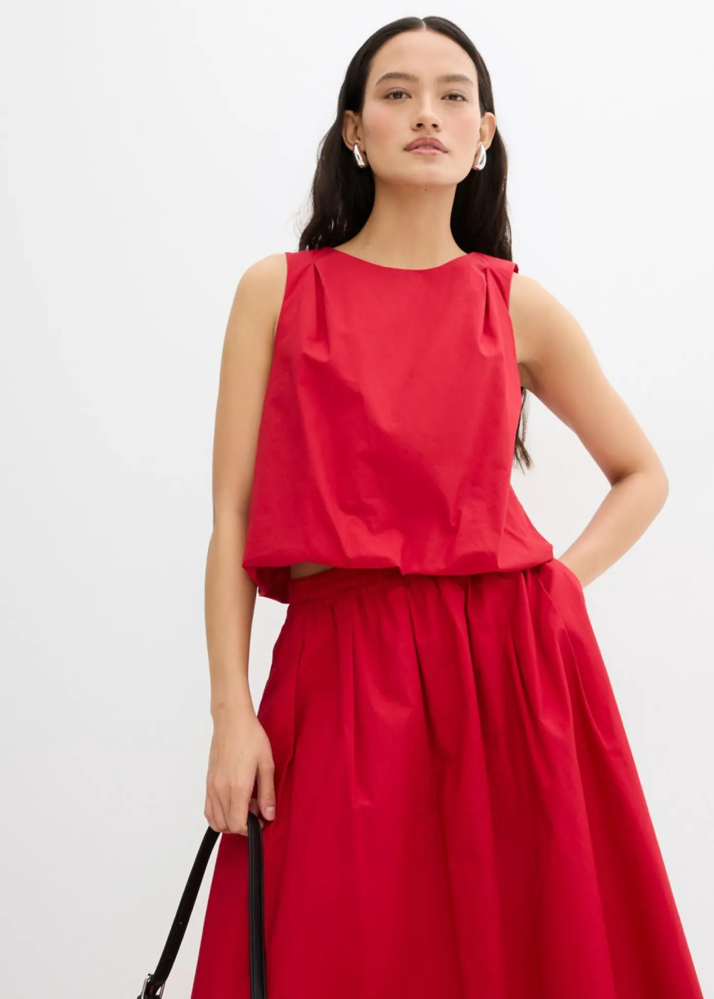 Hot Falda midi de algodón puro Mujer Conjuntos De Ropa|Esenciales