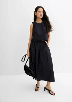 Outlet Falda midi de algodón puro Mujer Conjuntos De Ropa|Esenciales