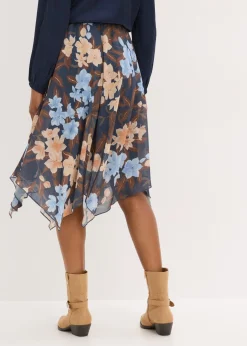 Best Falda midi de gasa con dobladillo asimétrico Mujer Faldas