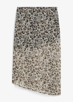 Online Falda midi de gasa fina Mujer Faldas