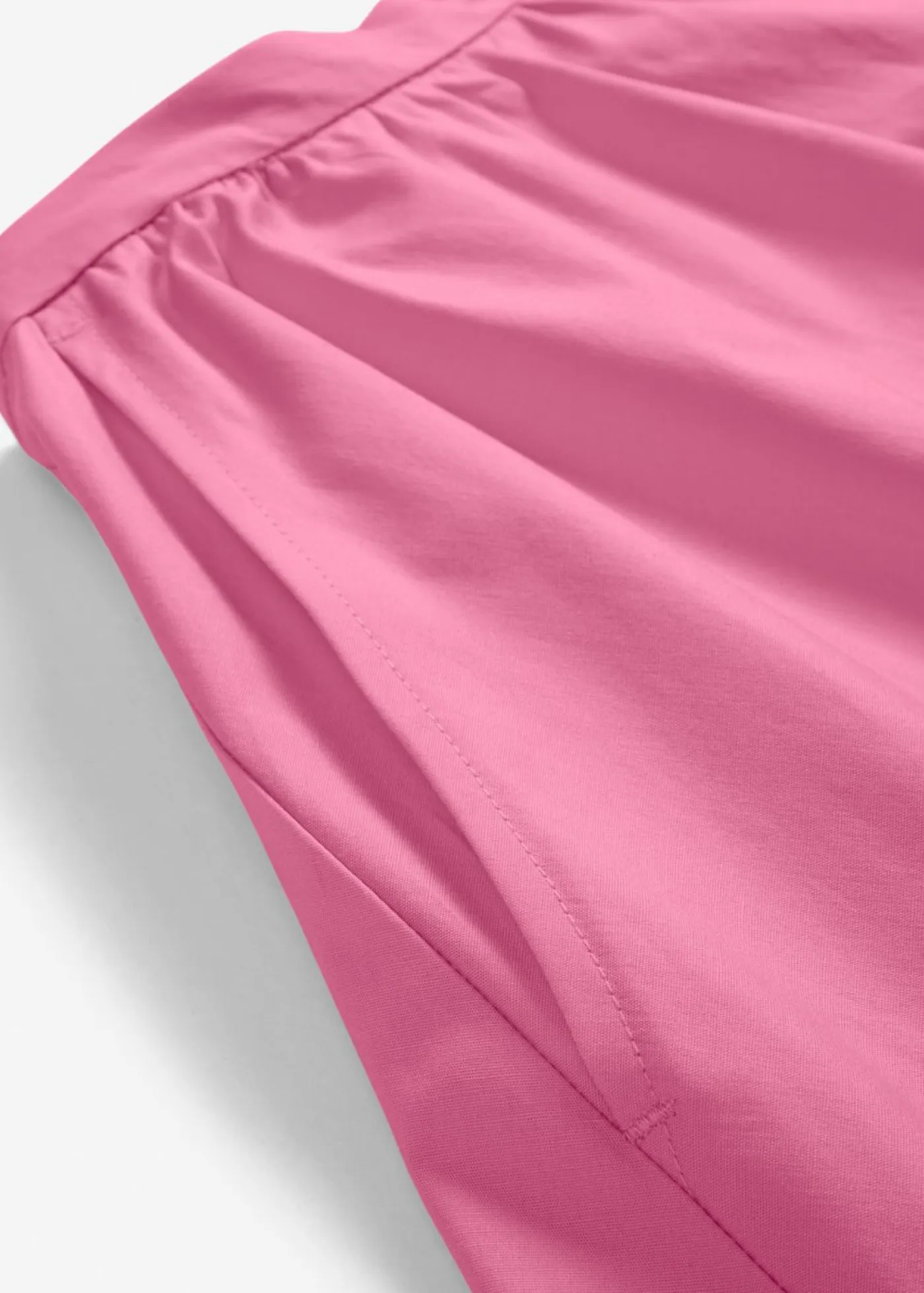 Outlet Falda midi de mezcla de algodón elástico Mujer Faldas|Novedades