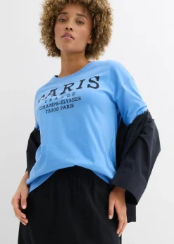 Falda midi de mezcla de lino ligero Mujer Faldas|Novedades