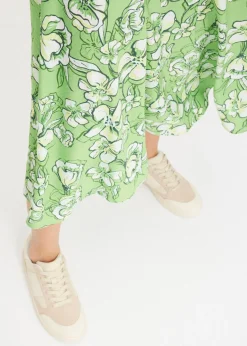 Best Falda midi de mezcla de viscosa fluida Mujer Faldas