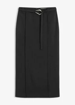 Best Falda midi de mezcla de viscosa Mujer Faldas