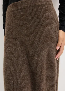 New Falda midi de punto Mujer Faldas