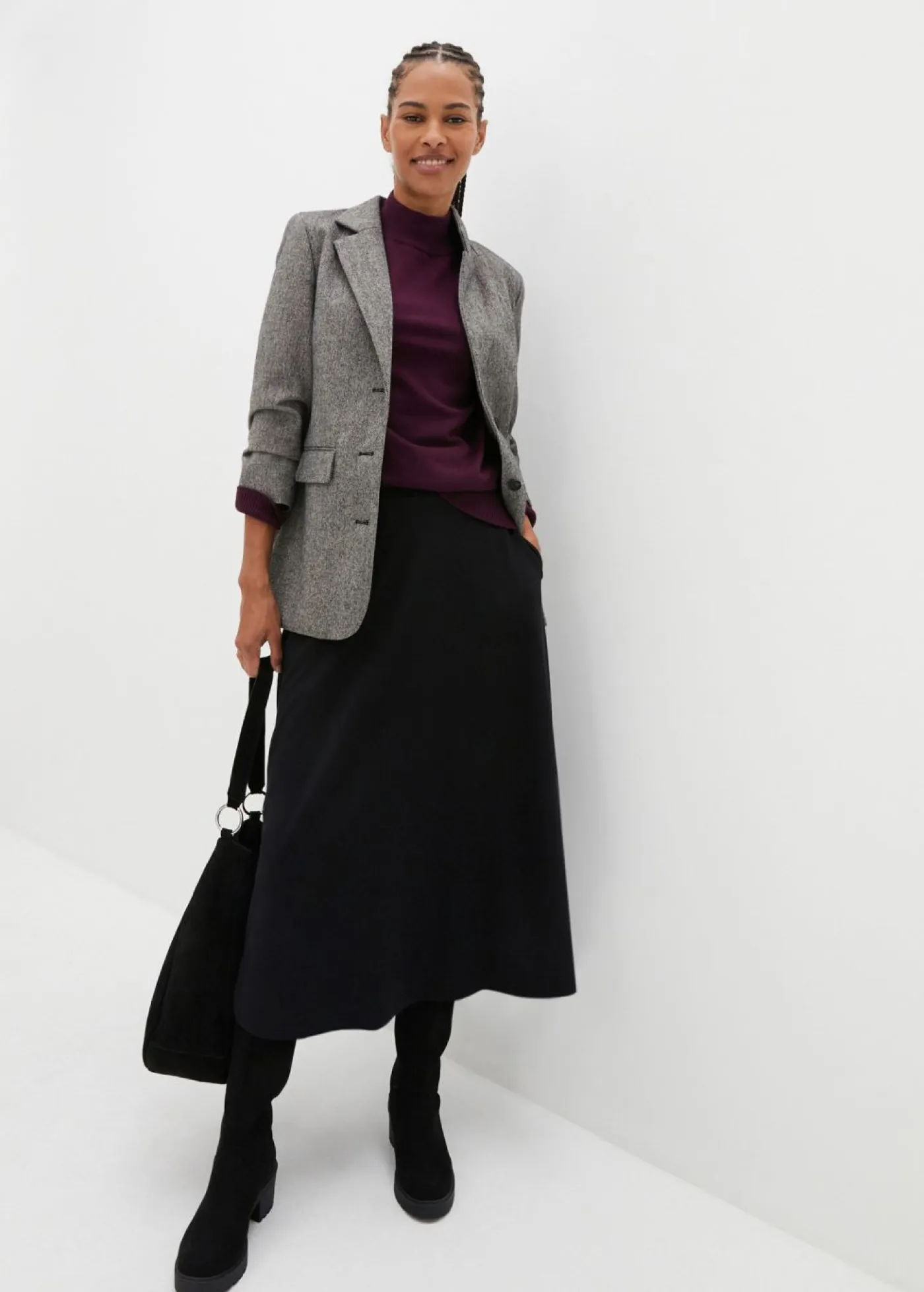 Sale Falda midi de Punto di Roma Mujer Faldas