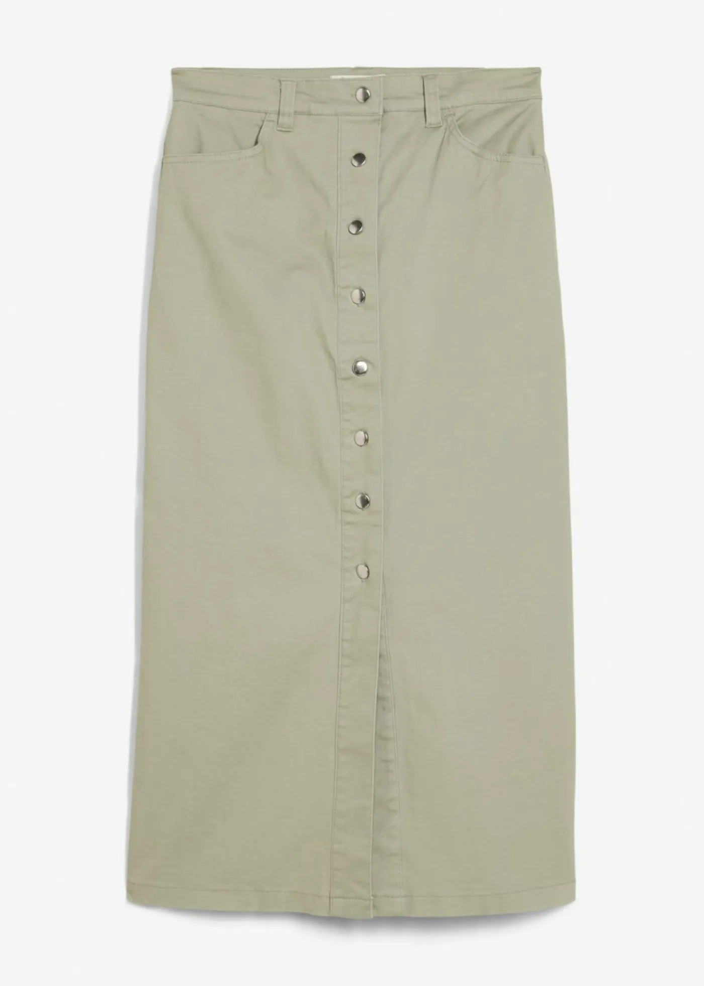 Outlet Falda midi de sarga Mujer Faldas