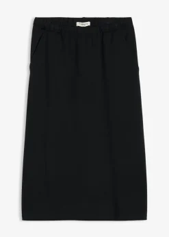 Best Falda midi de suave neopreno Mujer Faldas