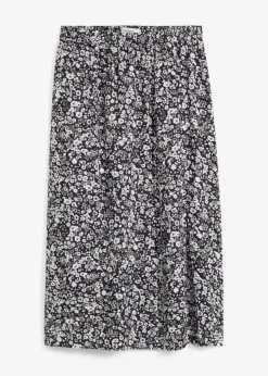 Sale Falda midi de viscosa Mujer Faldas
