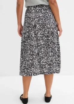 Sale Falda midi de viscosa Mujer Faldas