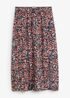Discount Falda midi de viscosa Mujer Faldas