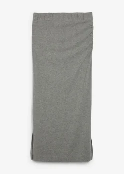 Outlet Falda midi de viscosa fluida Mujer Faldas