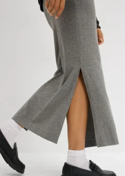 Outlet Falda midi de viscosa fluida Mujer Faldas