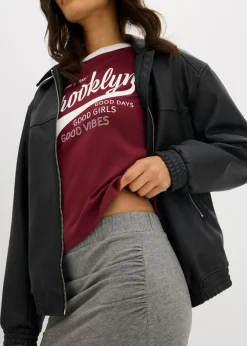 Outlet Falda midi de viscosa fluida Mujer Faldas