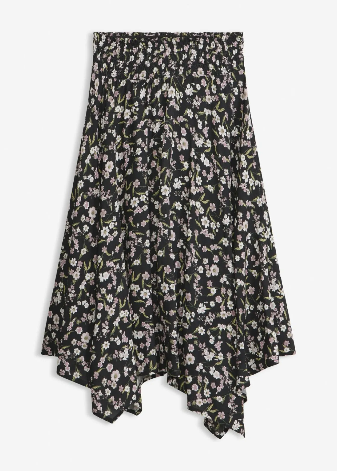 Sale Falda midi de viscosa pura Mujer Faldas|Novedades