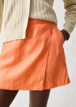 Hot Falda pantalón de lino puro Mujer Premium|Shorts