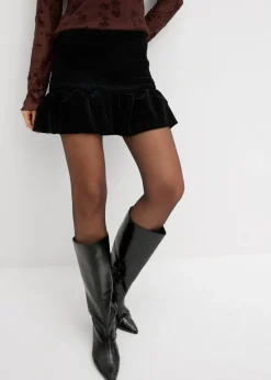 Online Falda pantalón de terciopelo suave Mujer Faldas