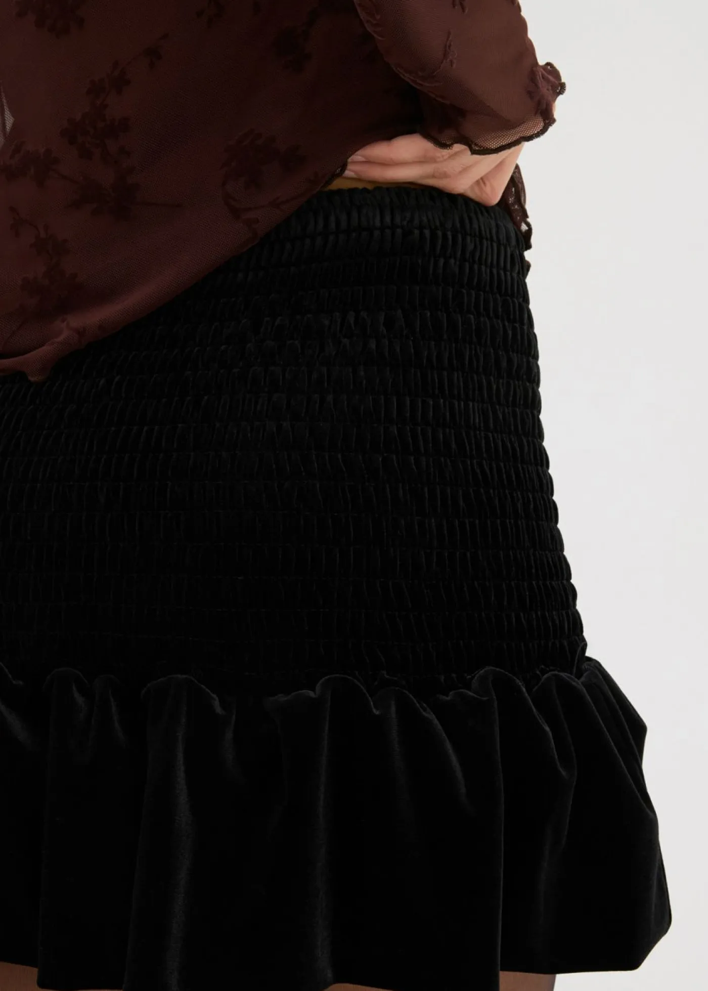 Online Falda pantalón de terciopelo suave Mujer Faldas