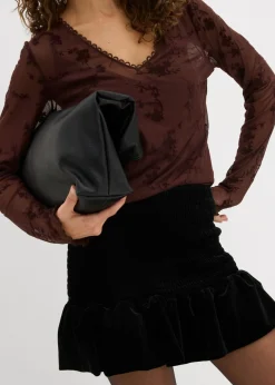 Online Falda pantalón de terciopelo suave Mujer Faldas