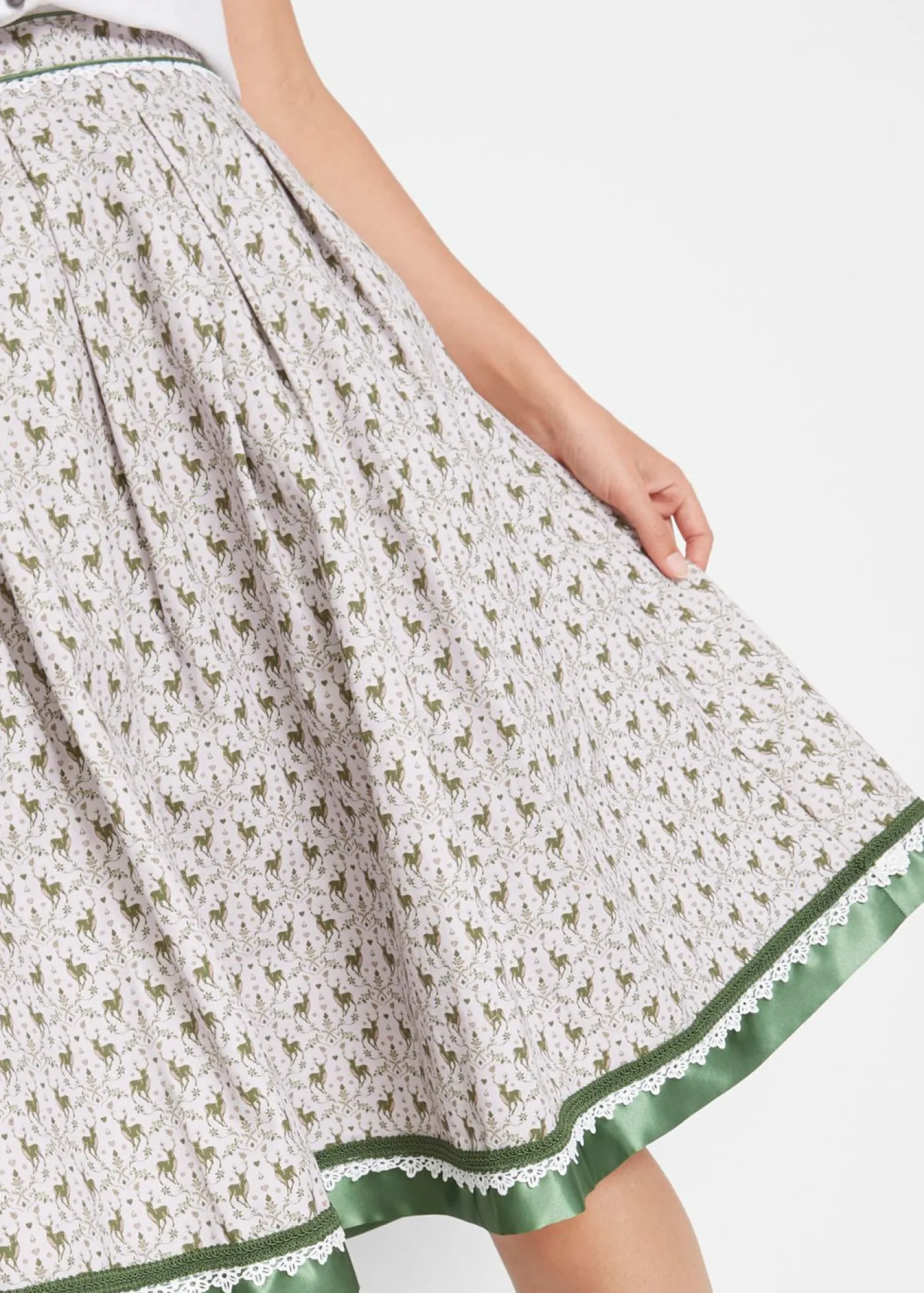 Falda tradicional hasta la rodilla Mujer Faldas