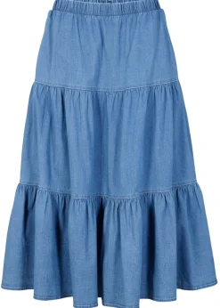 Discount Falda vaquera a capas Mujer Faldas