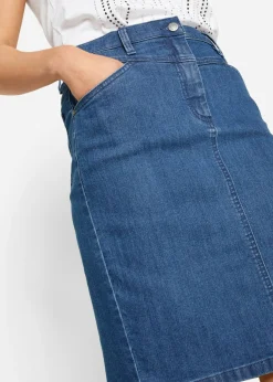 Hot Falda vaquera elástica Mujer Faldas