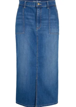 Outlet Falda vaquera elástica Mujer Faldas