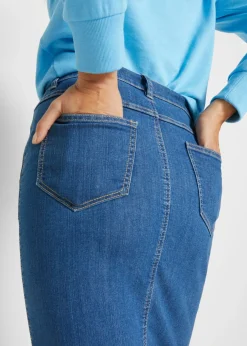 Outlet Falda vaquera elástica Mujer Faldas