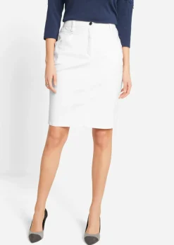 Outlet Falda vaquera elástica Mujer Faldas