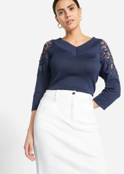 Outlet Falda vaquera elástica Mujer Faldas