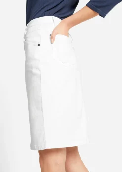 Outlet Falda vaquera elástica Mujer Faldas