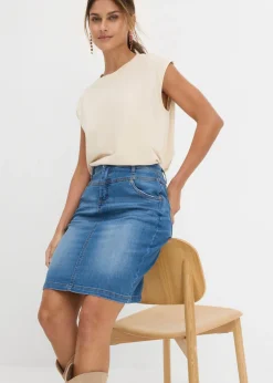 Best Falda vaquera elástica Mujer Faldas