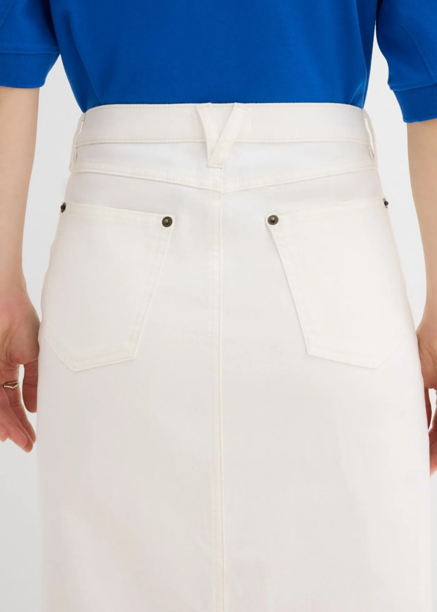 New Falda vaquera midi Mujer Faldas|Novedades