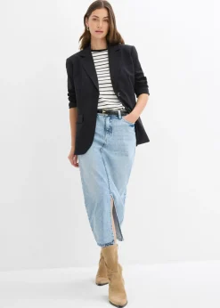 New Falda vaquera midi Mujer Faldas|Novedades