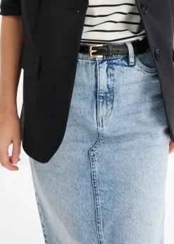 New Falda vaquera midi Mujer Faldas|Novedades