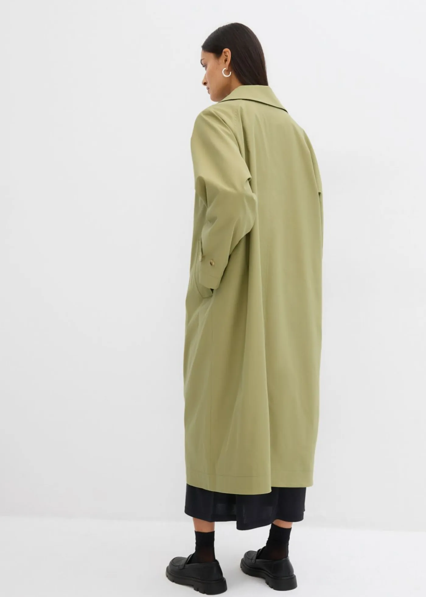 Clearance Gabardina con trabillas Mujer Esenciales|Chaquetas Y Abrigos