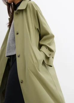 Clearance Gabardina con trabillas Mujer Esenciales|Chaquetas Y Abrigos
