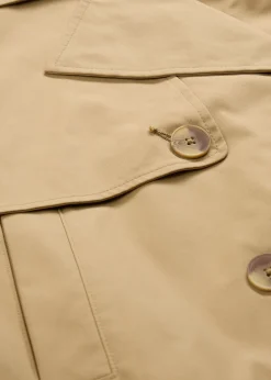 New Gabardina corta Mujer Chaquetas Y Abrigos