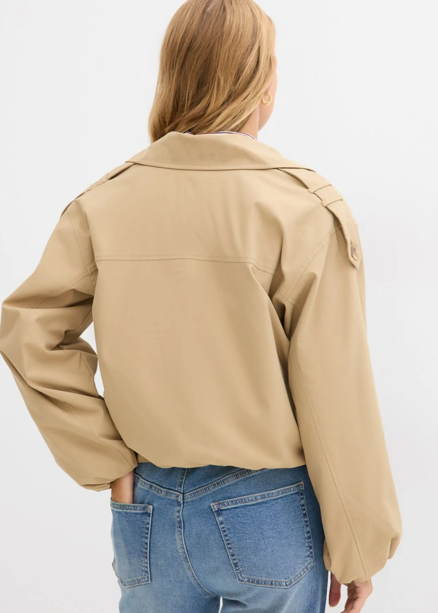 New Gabardina corta Mujer Chaquetas Y Abrigos