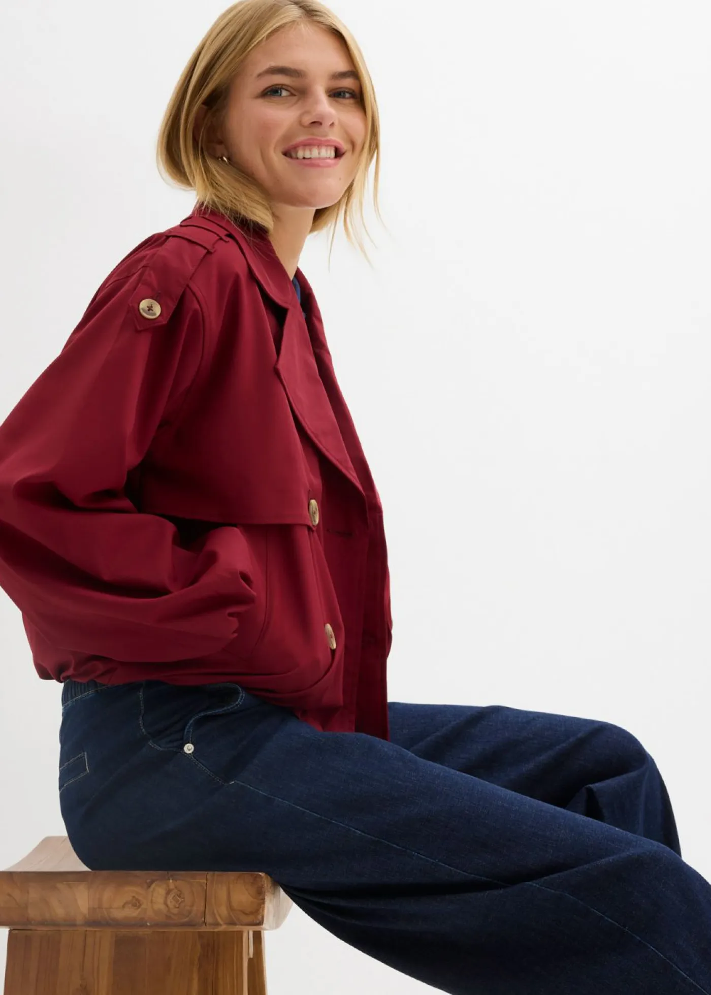 Outlet Gabardina corta Mujer Chaquetas Y Abrigos