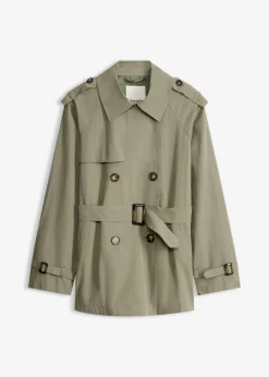New Gabardina corta Mujer Chaquetas Y Abrigos